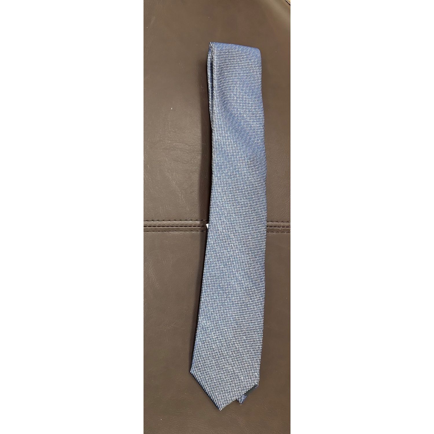 NAVY TIE WHITE PATTERN / TIEATTEZ0064
