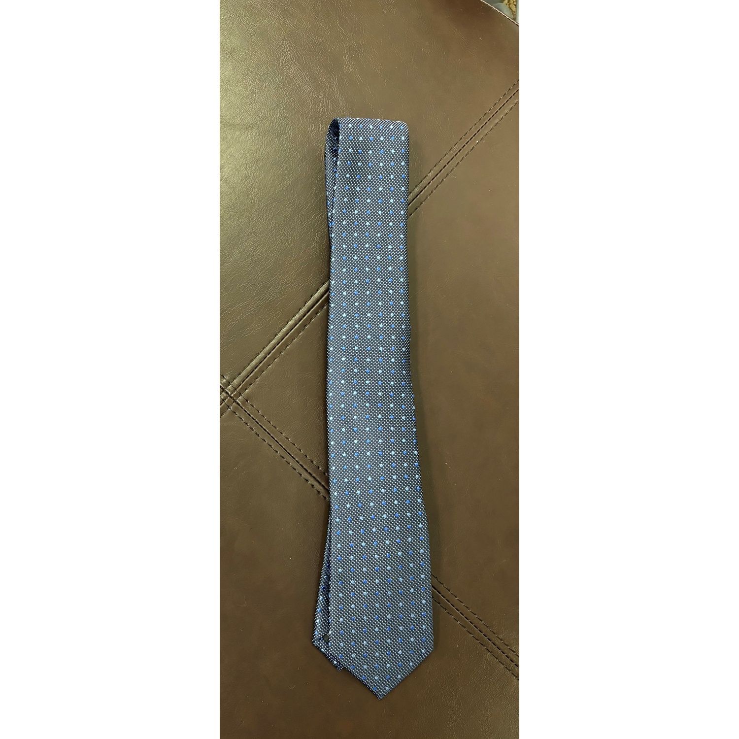 NAVY TIE BLUE DOT PATTERN / TIEATTEZ0078