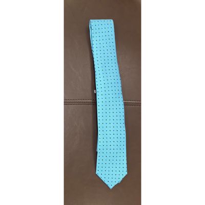 AQUAMARINE TIE NAVY DOT PATTERN / TIEATTEZ0079