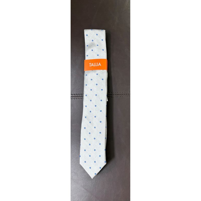 GREY BLUE TIE BLUE DOTS / TIETTTFZ005 GREY BLUE TIE BLUE DOTS / TIETTTFZ005