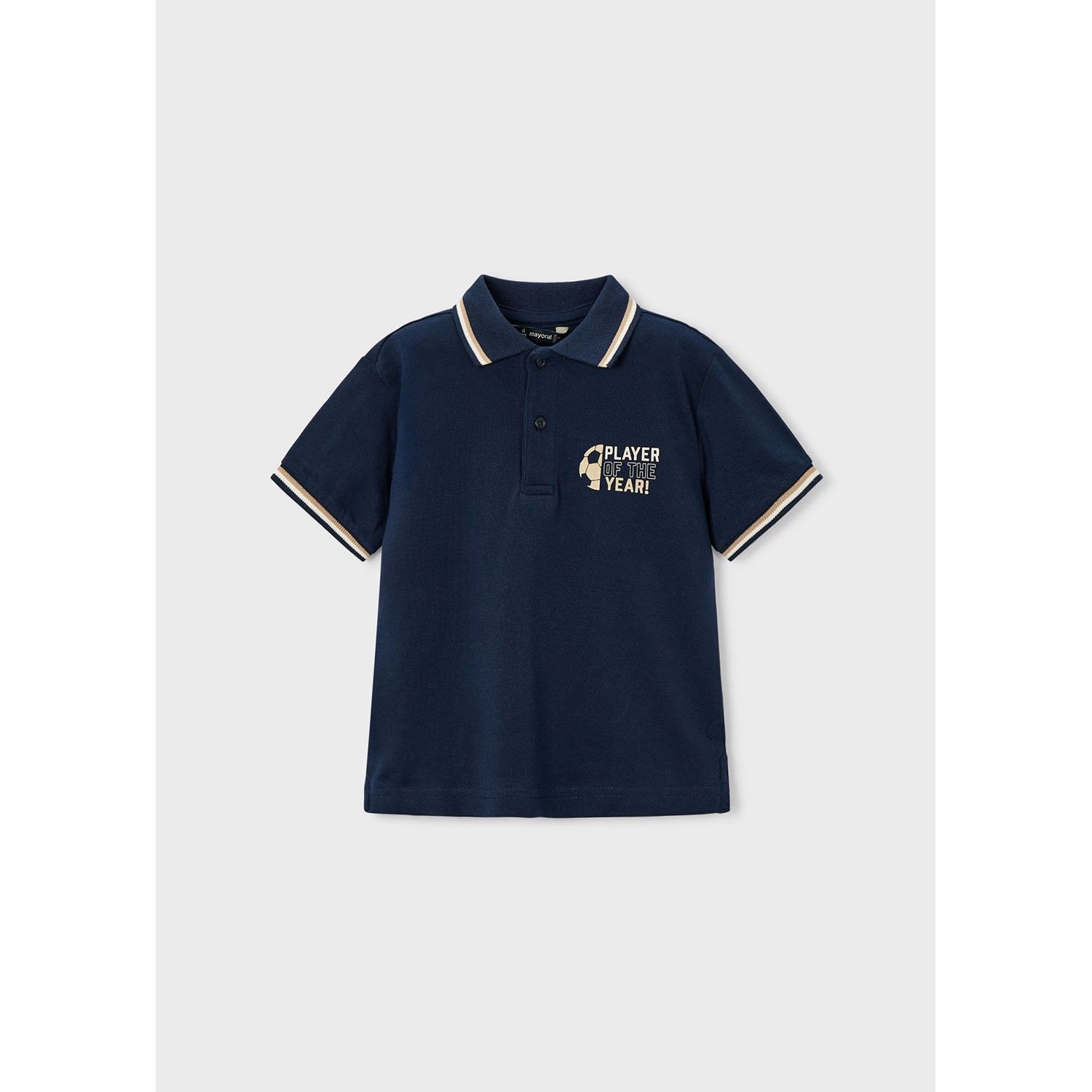 NAVY POLO TOP SHORT SLEEVE PLAYER OF THE YEAR / 3108-061