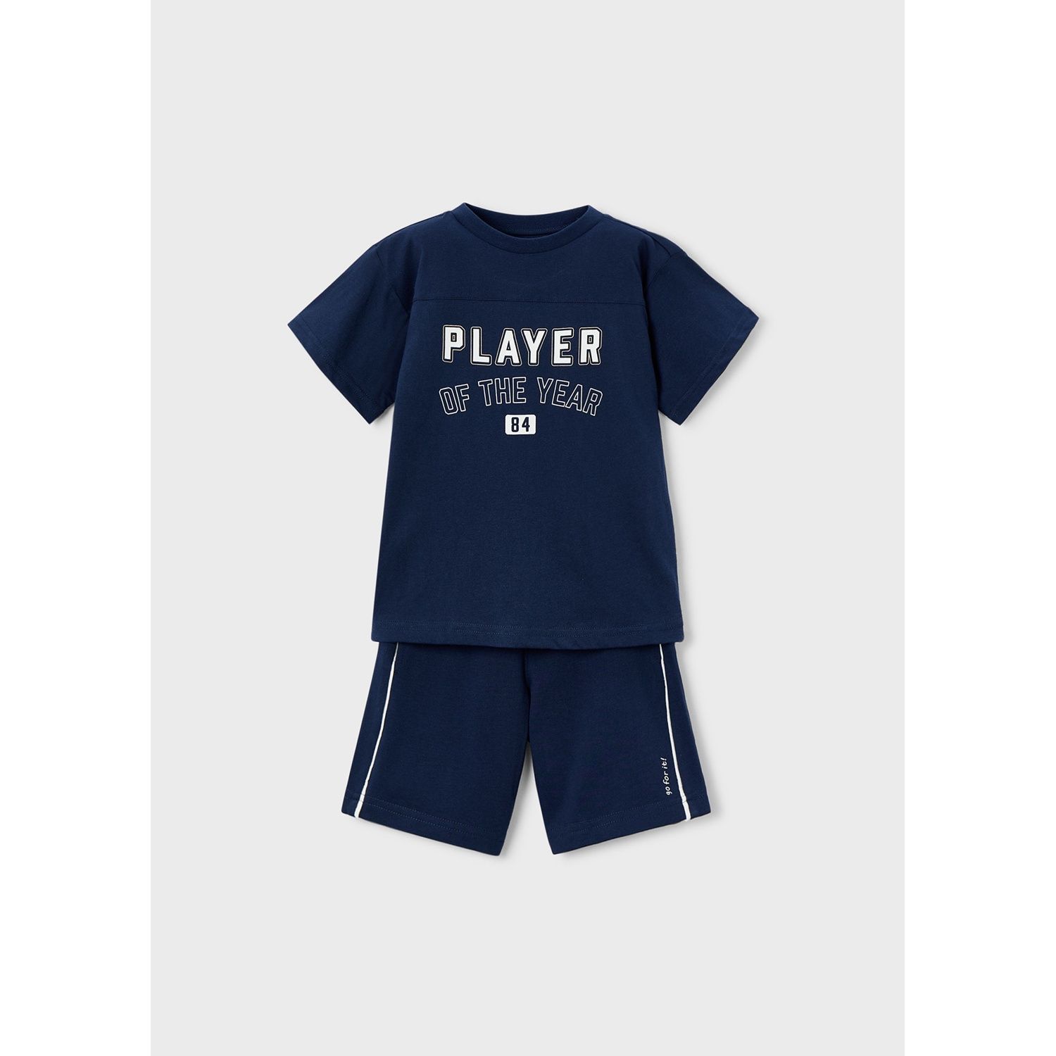 2PC NAVY SHORT SET PLAYER OF THE YEAR / 3608-051
