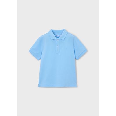 SKY BLUE POLO TOP SHORT SLEEVE / 150-015