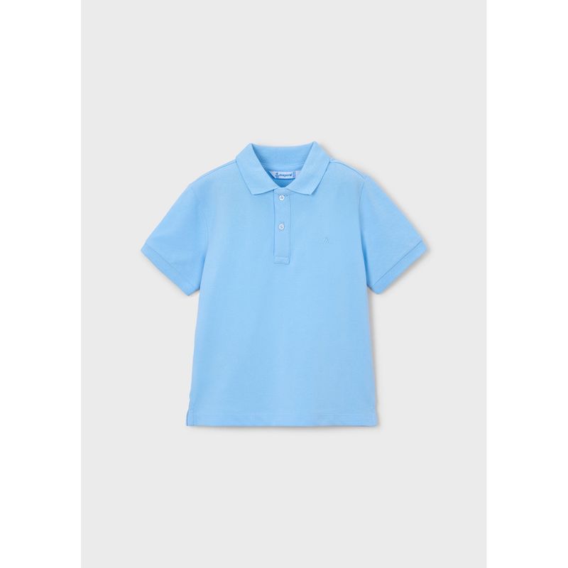 SKY BLUE POLO TOP SHORT SLEEVE / 150-015
