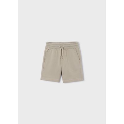 TAN FLEECE SHORTS / 611-093
