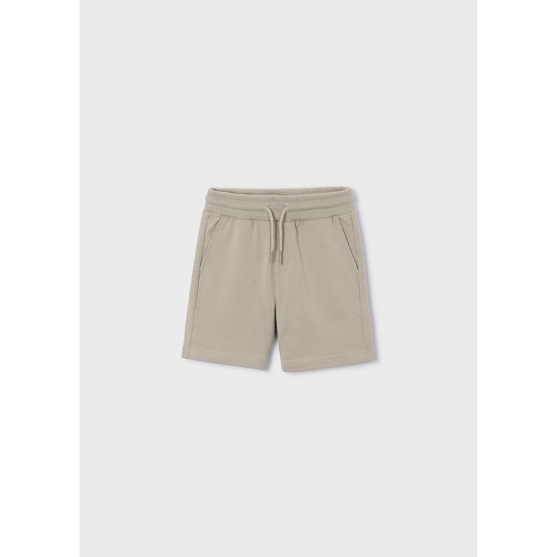 TAN FLEECE SHORTS / 611-093