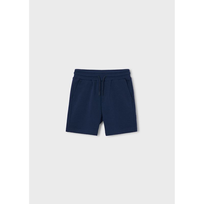 NAVY FLEECE SHORTS / 611-096