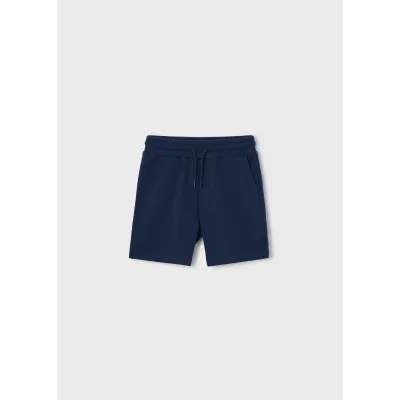 NAVY FLEECE SHORTS / 611-096