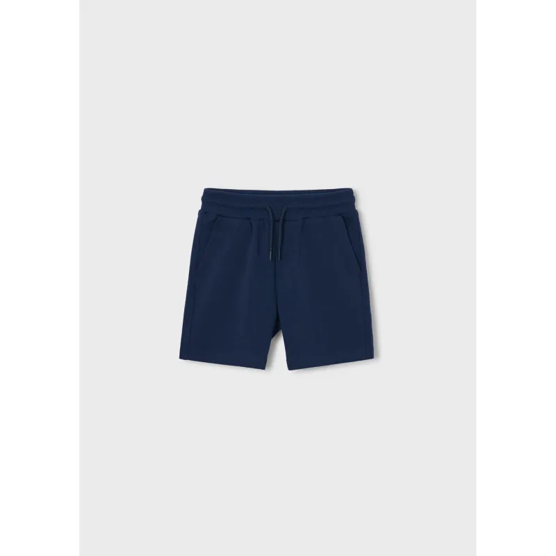 NAVY FLEECE SHORTS / 611-096