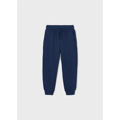 NAVY FLEECE PANT CUFFED / 742-017
