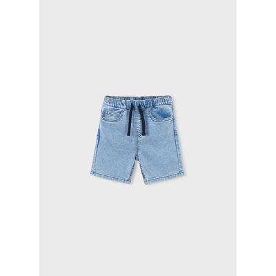 LIGHT BLUE JOGGER SHORT SOFT DENIM / 3210-076