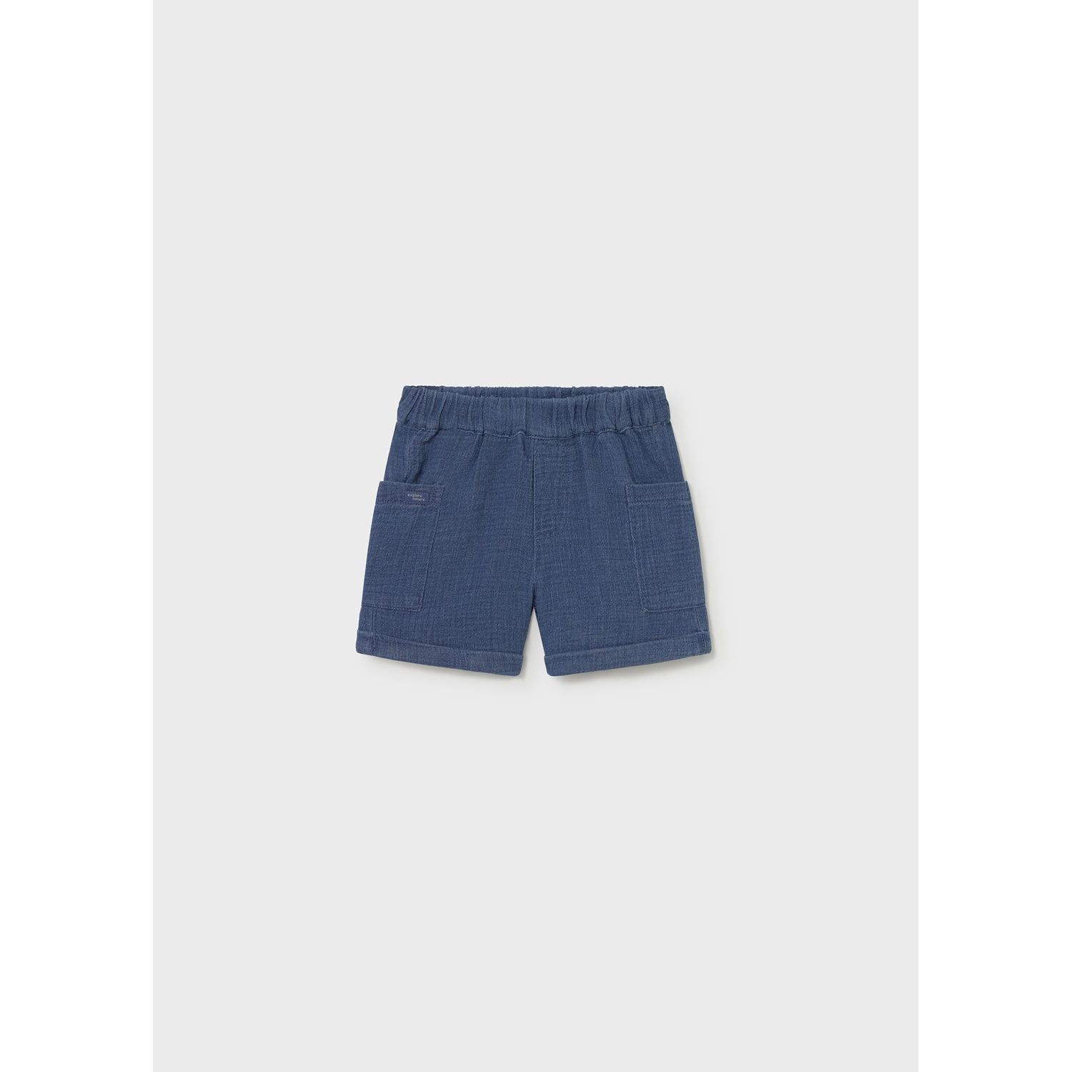 BLUE BERMUDA SHORTS CHAMBRAY 2 POCKETS / 1217-002