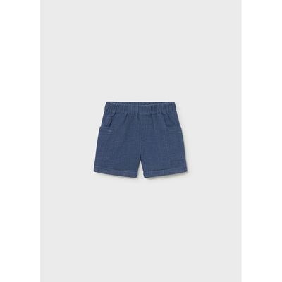 BLUE BERMUDA SHORTS CHAMBRAY 2 POCKETS / 1217-002