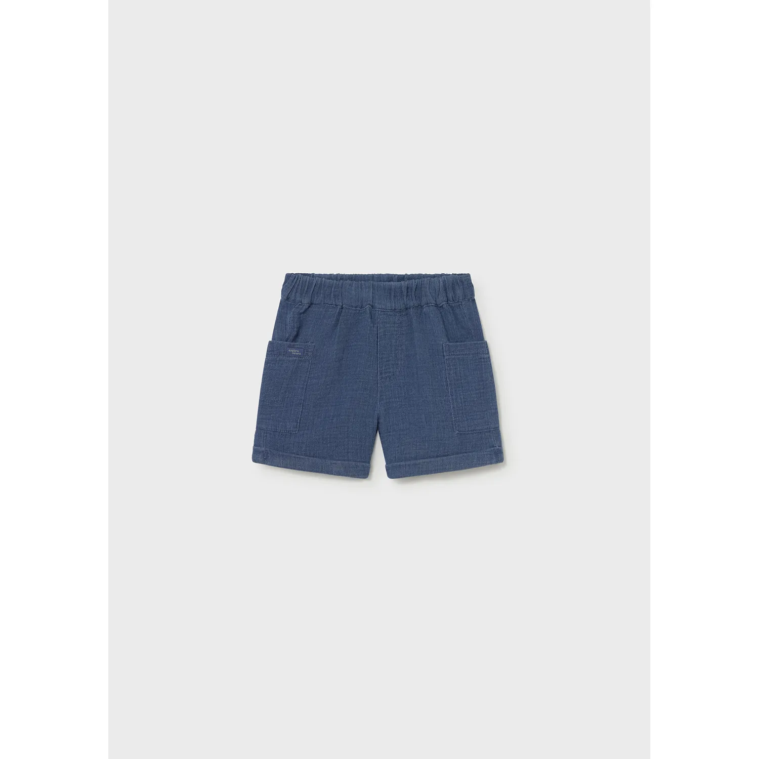 BLUE BERMUDA SHORTS CHAMBRAY 2 POCKETS / 1217-002