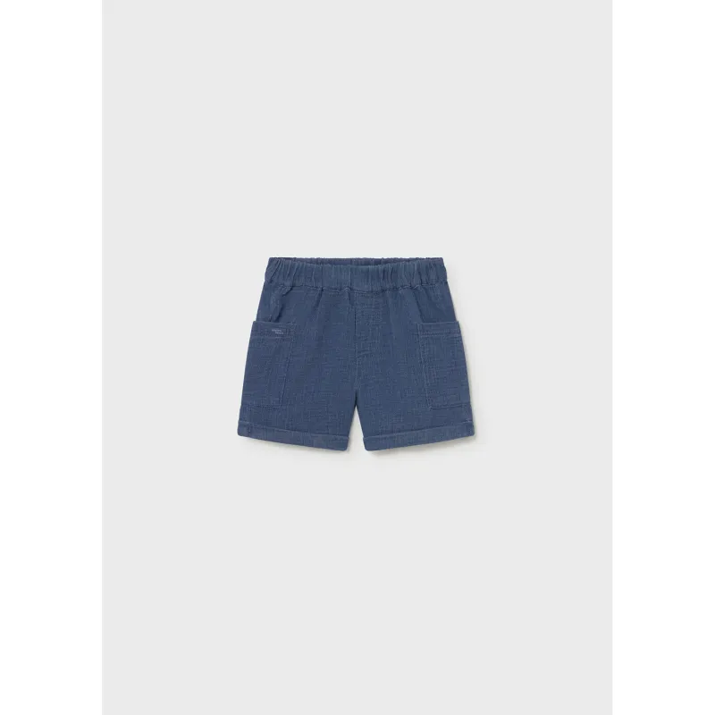 BLUE BERMUDA SHORTS CHAMBRAY 2 POCKETS / 1217-002