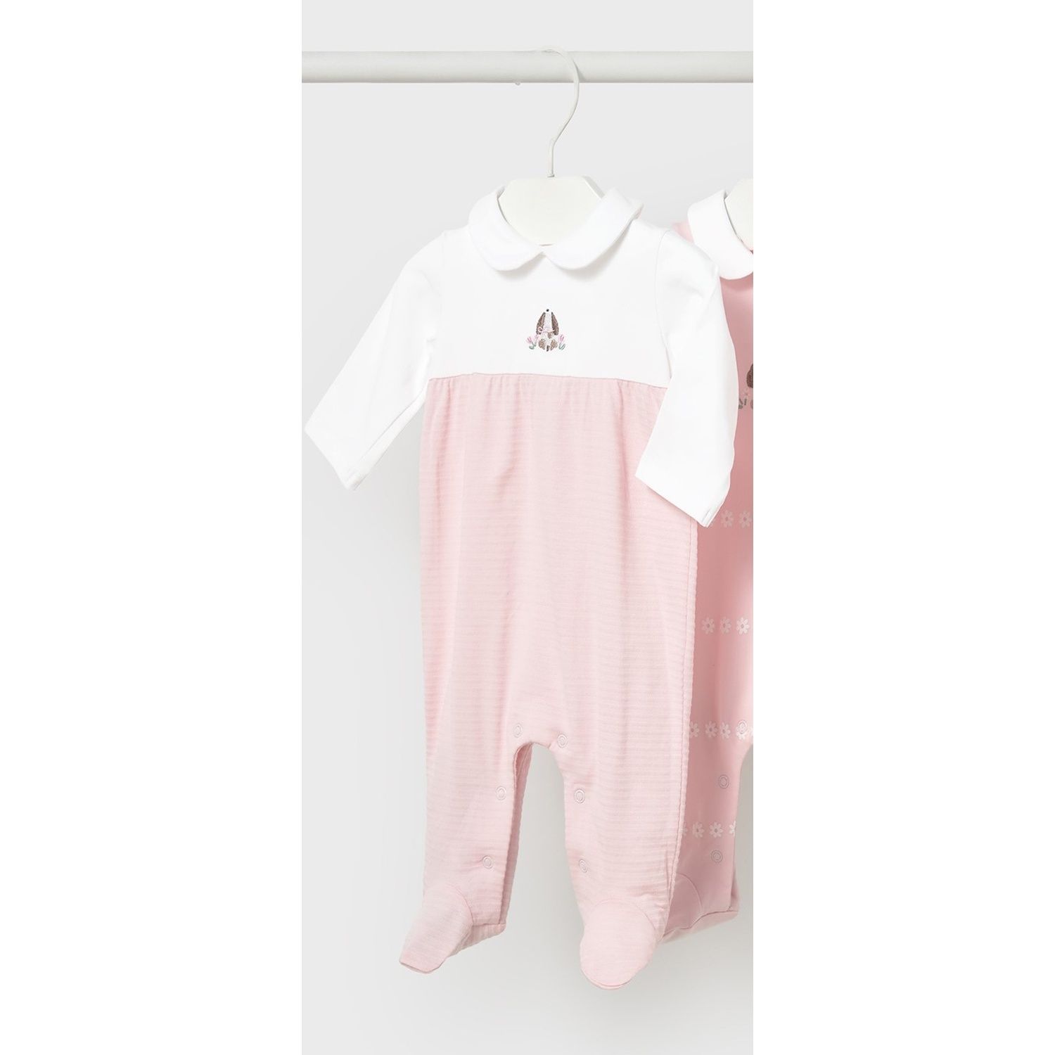 ROSE PINK SLEEPER WHITE BODICE / 1703-055
