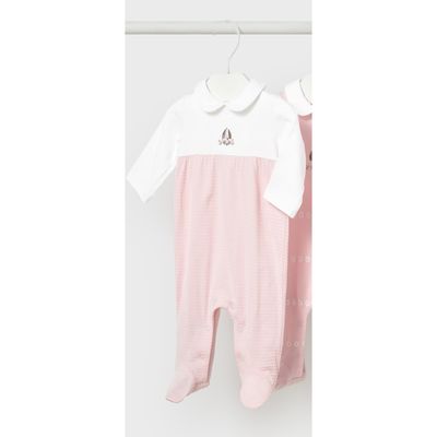 ROSE PINK SLEEPER WHITE BODICE / 1703-055