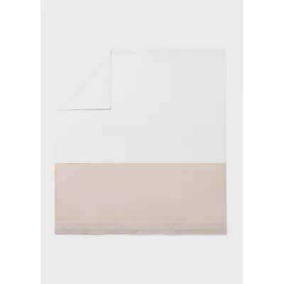 TAUPE & CREAM BLANKET KNIT CROCHET TRIM / 9019-086