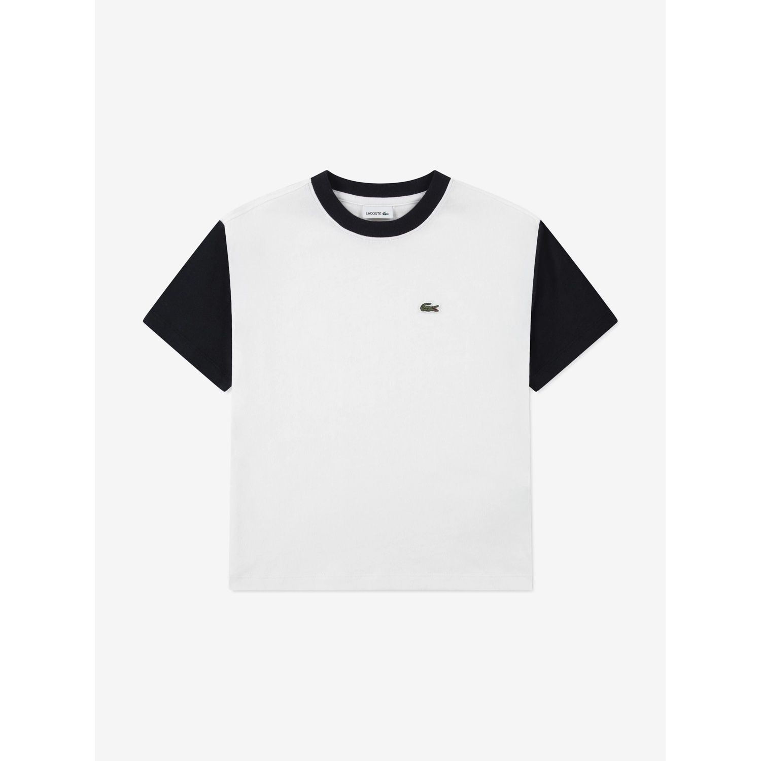 CREAM TSHIRT NAVY SHORT SLEEVES & TRIM RELAXED FIT / 847470-70V