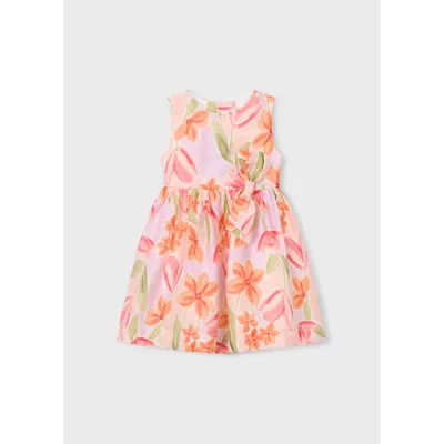 LILAC MCL FLORAL DRESS BOW TRIM / 3913-077