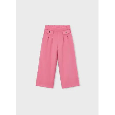 PINK PANT WIDELEG IMITATION POCKETS / 3584-011
