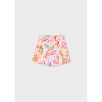 MULTICOLERED PATTERN SKORT / 3906-070