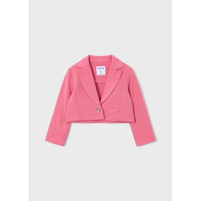 PINK SHORT JACKET 1 BUTTON CLOSURE / 3451-020