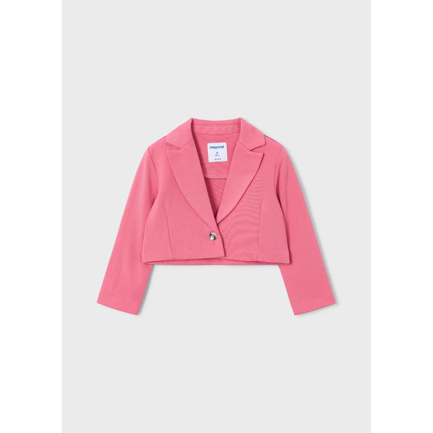 PINK SHORT JACKET 1 BUTTON CLOSURE / 3451-020