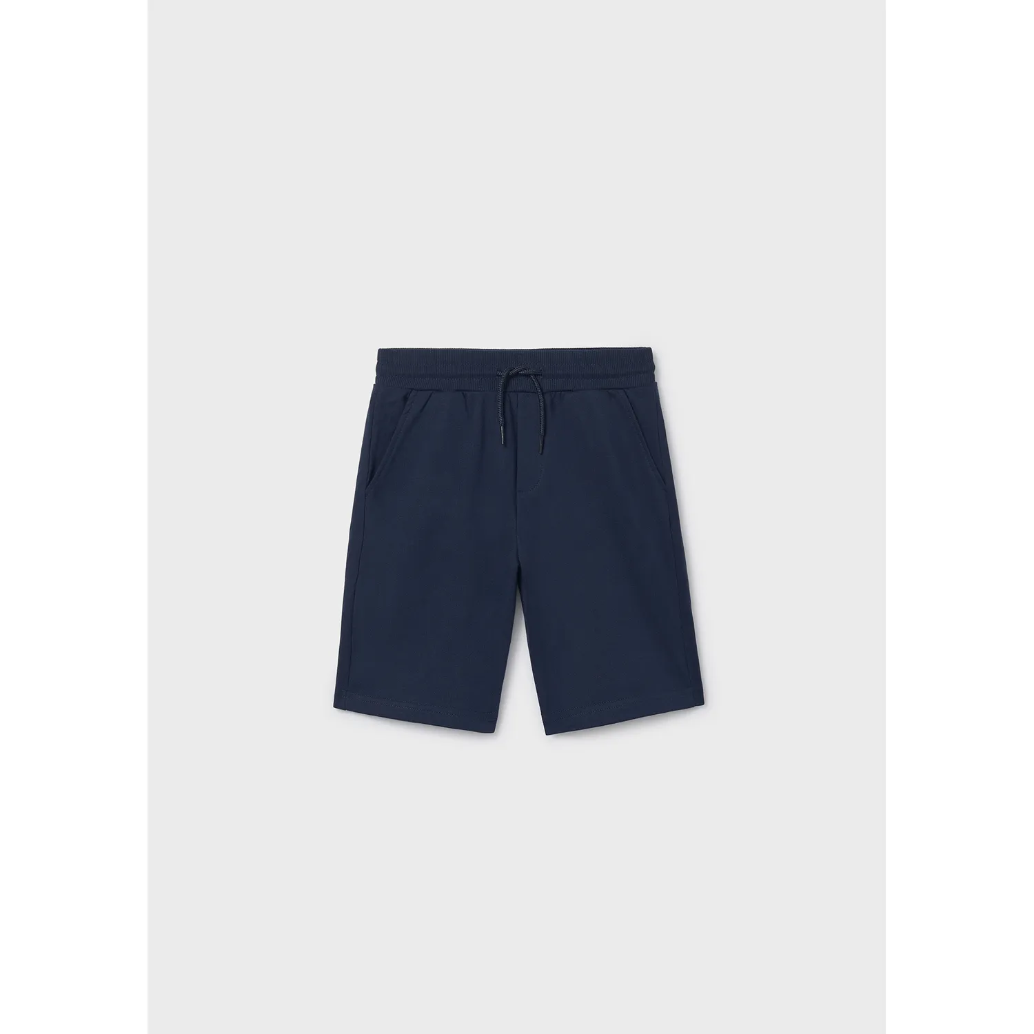 NAVY FLEECE SHORTS BASIC / 600-049