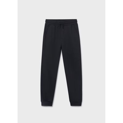 BLACK FLEECE PANT CUFFED BASIC POCKET / 744-056