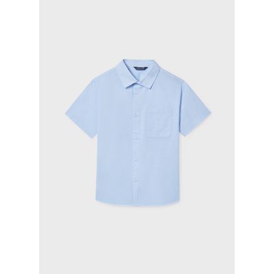 SKY BLUE SHIRT SHORT SLEEVE / 6172-086