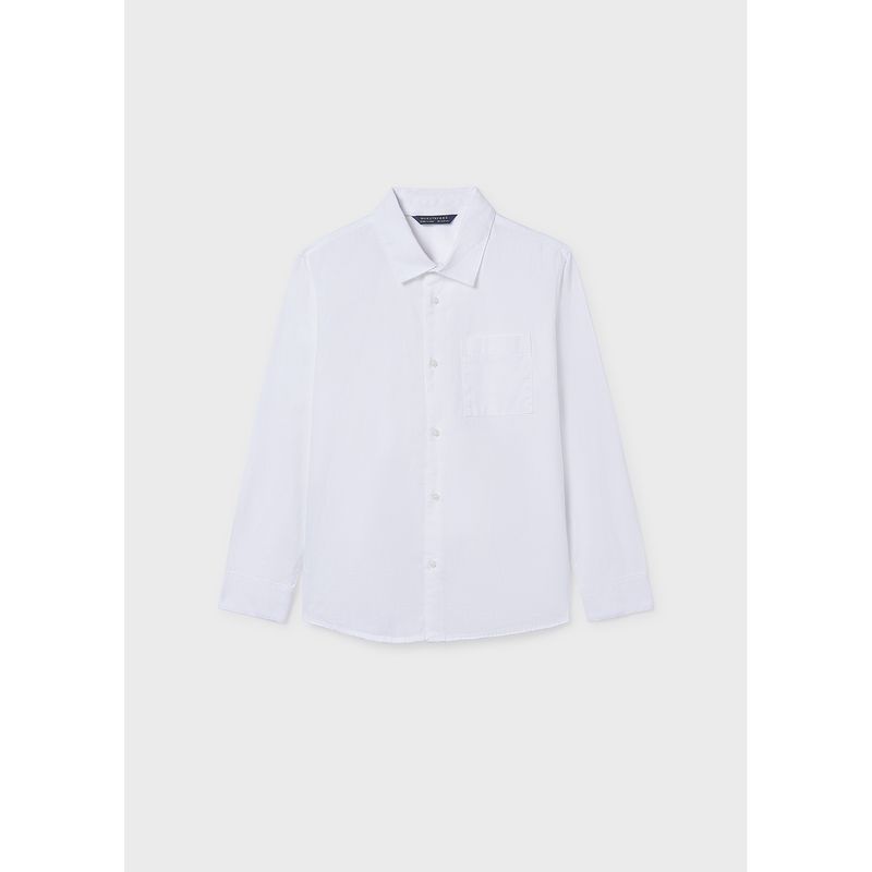 OFF WHITE SHIRT LONG SLEEVE COTTON / 6174-019