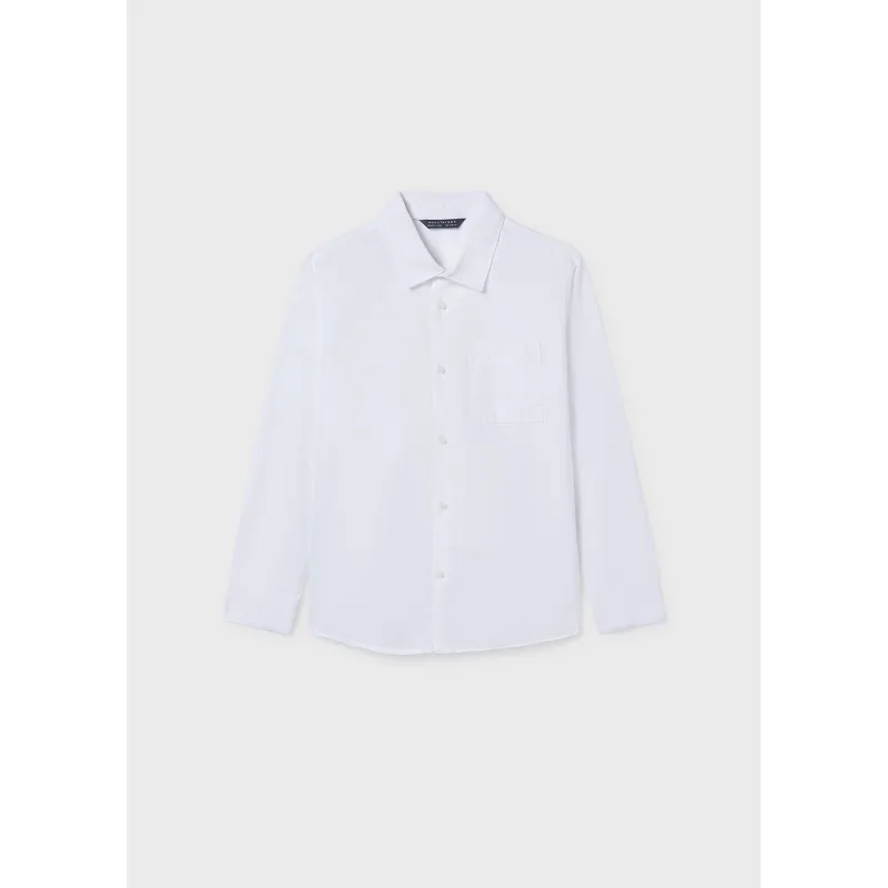 OFF WHITE SHIRT LONG SLEEVE COTTON / 6174-019