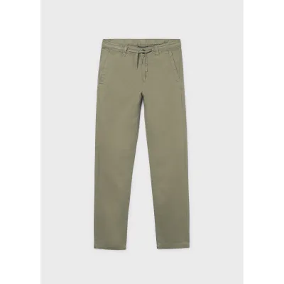 GREEN CHINO PANT RELAXED FIT / 6564-085