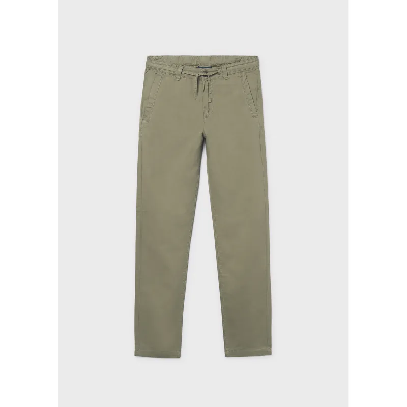GREEN CHINO PANT RELAXED FIT / 6564-085