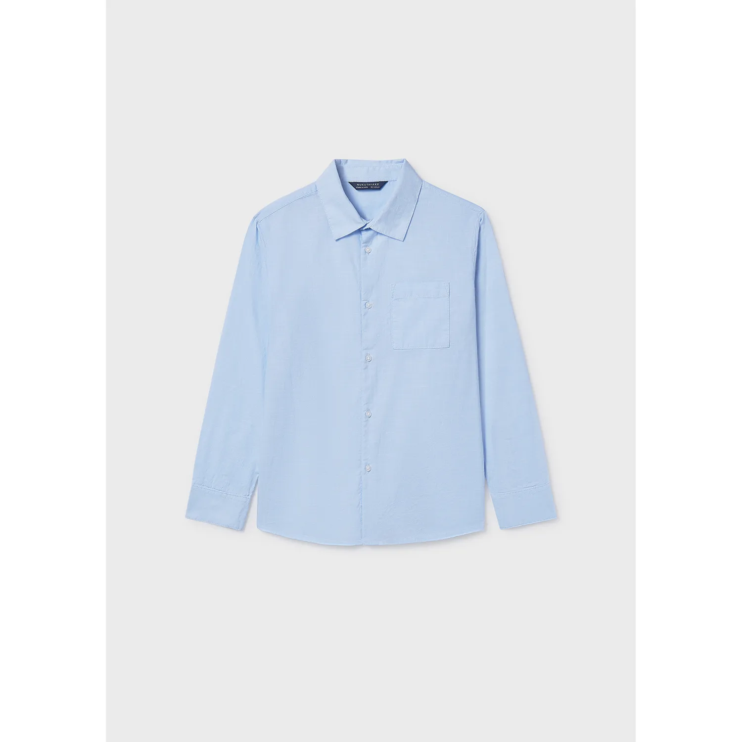 SKY BLUE SHIRT LONG SLEEVE COTTON / 6174-018 SKY BLUE SHIRT LONG SLEEVE COTTON / 6174-018