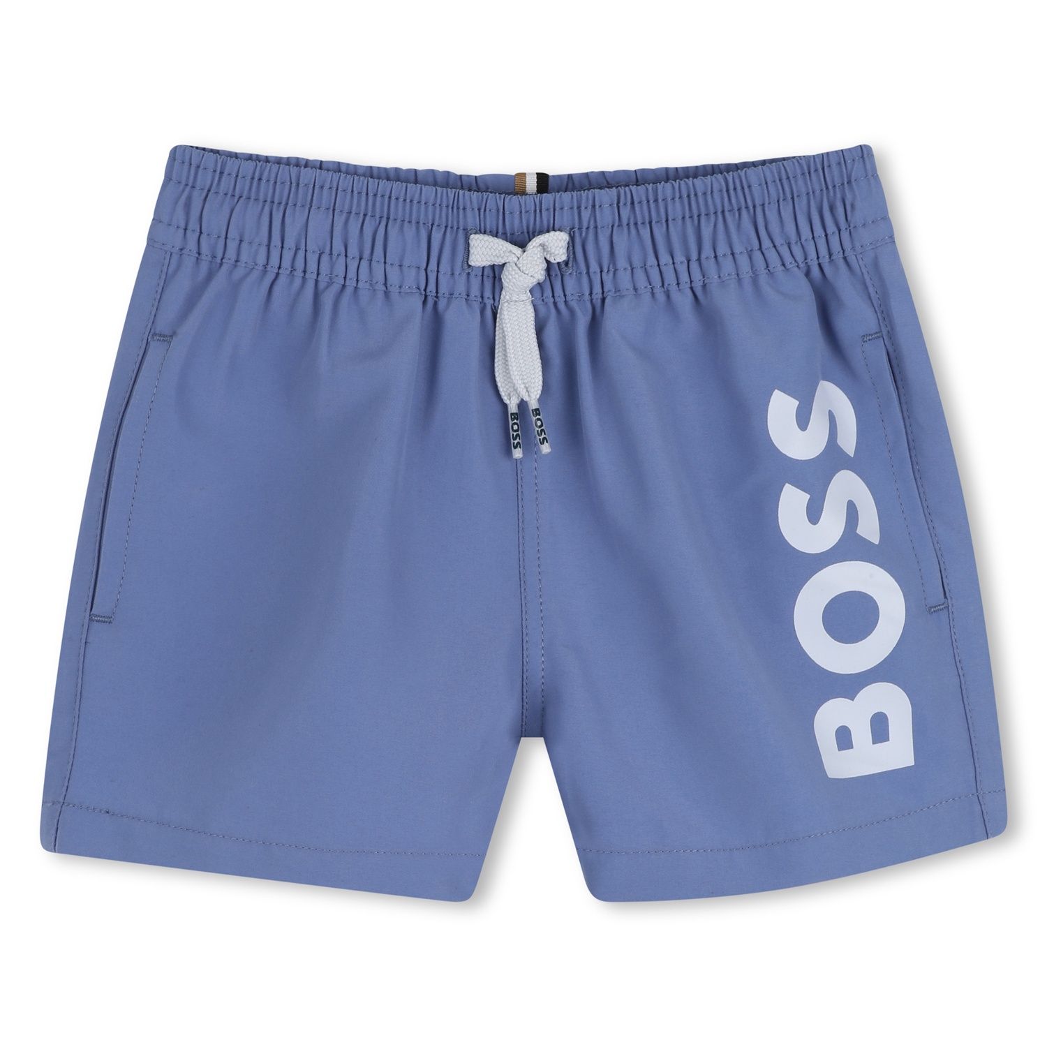 LAVENDER BLUE SWIM SHORT WITH LOGO BABY / J53172-881