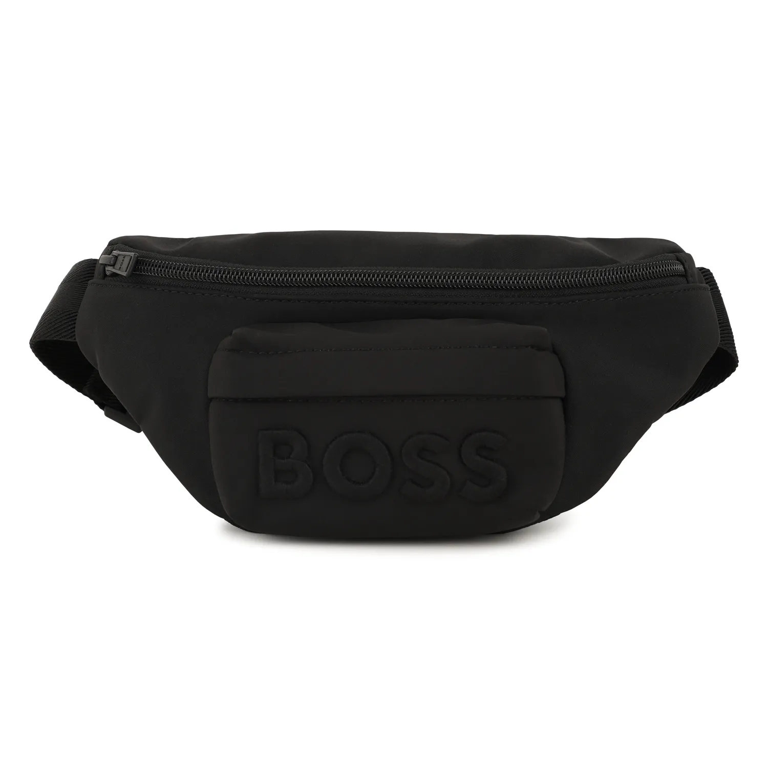 BLACK WAISTBAG EMBROIDERED BOSS LOGO ADJ STRAP / J53135-09B BLACK WAISTBAG EMBROIDERED BOSS LOGO ADJ STRAP / J53135-09B