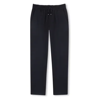 NAVY STRETCH PANT ELASTIC WAISTBAND / J52914-862