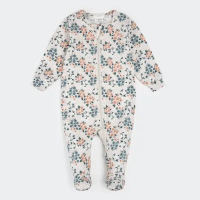 BEIGE SLEEPER MCL FLORAL PRINT 2WAY CLOSURE / 26SGL32P02/B