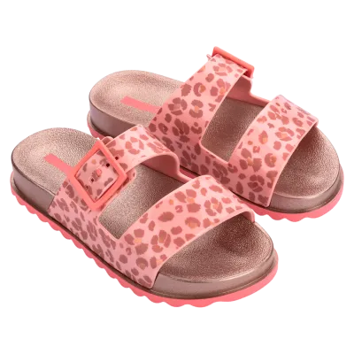 PINK METALLIC SANDAL PRINTED STRAPS / 83807-BN497