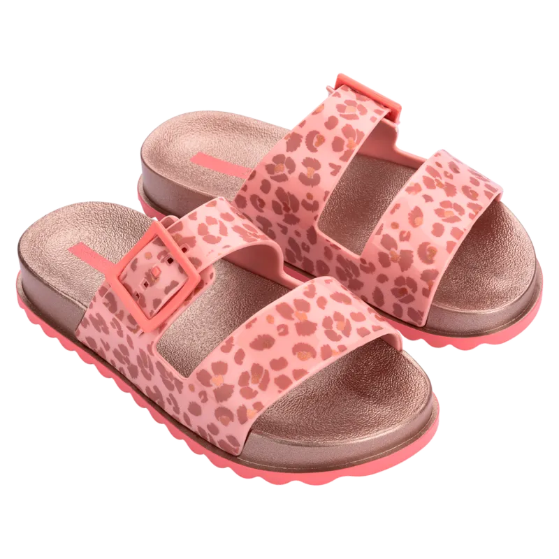 PINK METALLIC SANDAL PRINTED STRAPS / 83807-BN497