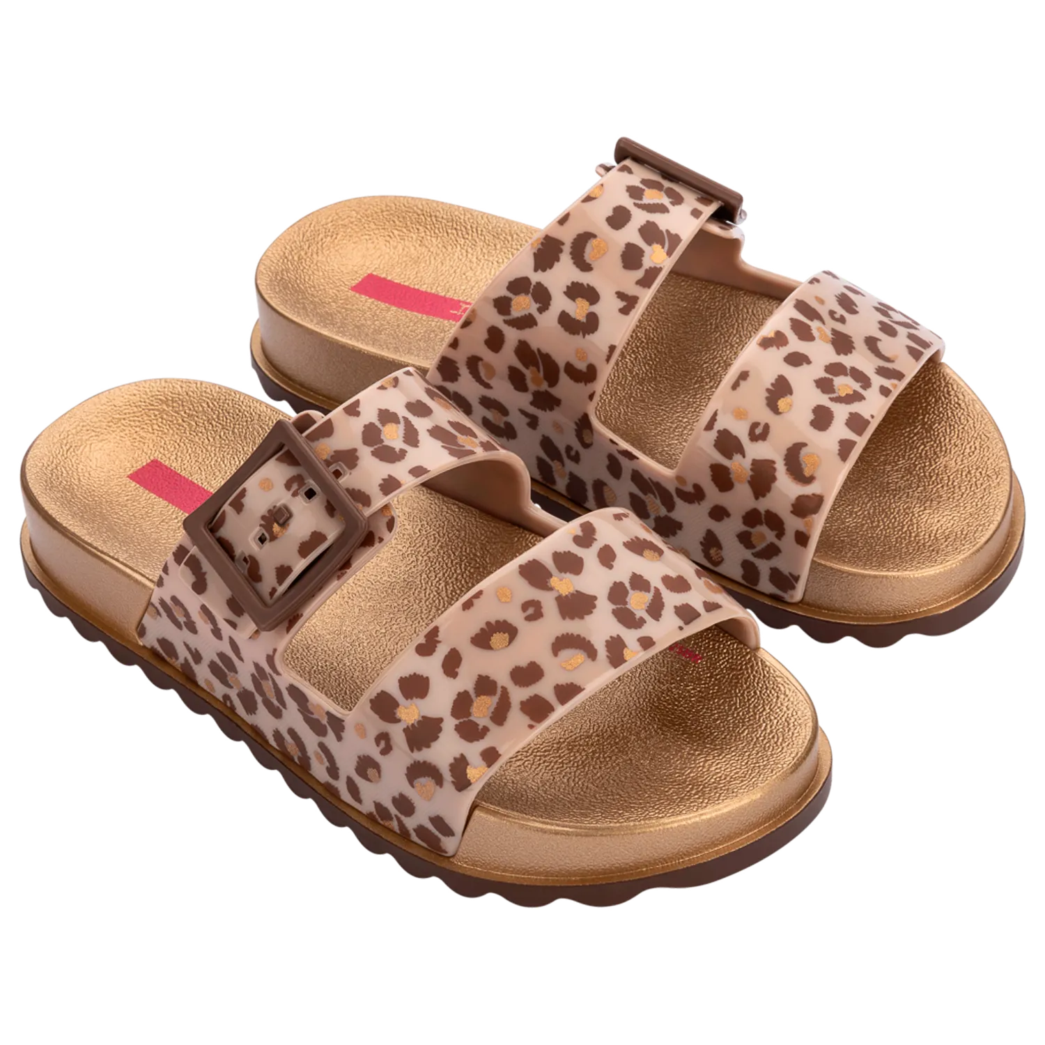 GOLDEN/BEIGE SANDAL PRINTED STRAPS / 83807-BN498