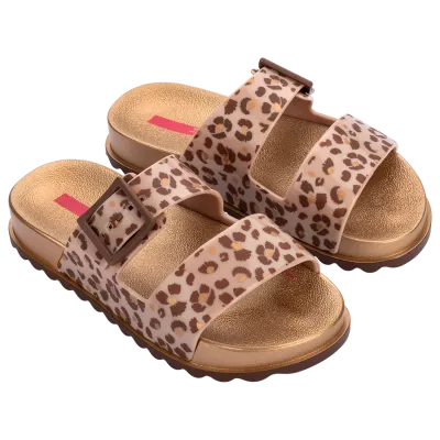 GOLDEN/BEIGE SANDAL PRINTED STRAPS / 83807-BN498