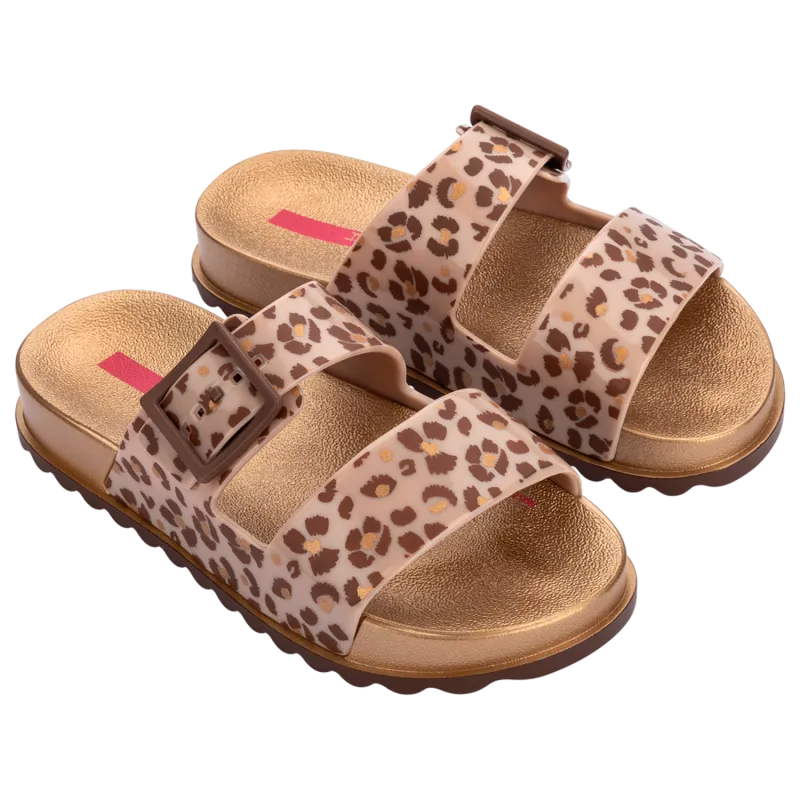 GOLDEN/BEIGE SANDAL PRINTED STRAPS / 83807-BN498