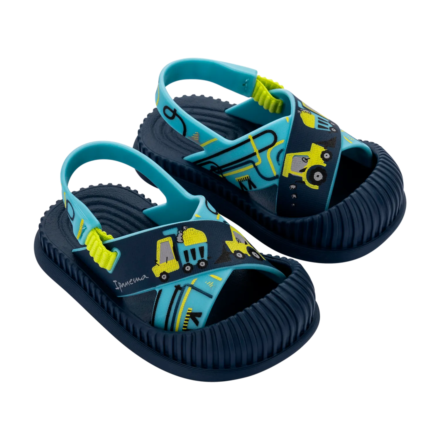 BLUE GREEN SANDAL BABY PRINTED / 83804-BN248