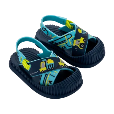 BLUE GREEN SANDAL BABY PRINTED / 83804-BN248