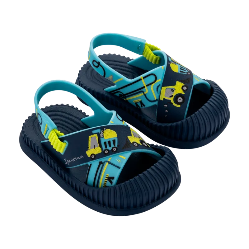 BLUE GREEN SANDAL BABY PRINTED / 83804-BN248