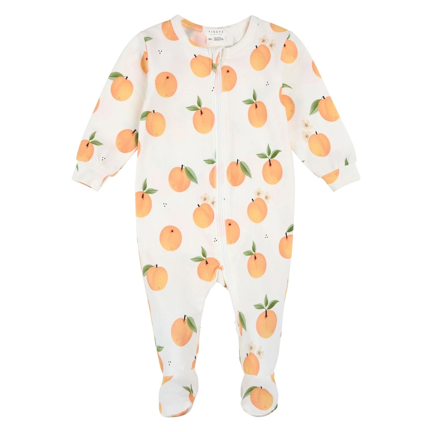 OFF WHITE SLEEPER ORANGES PRINT 2WAY ZIPPER CLOSURE / 26SGL38P01/B