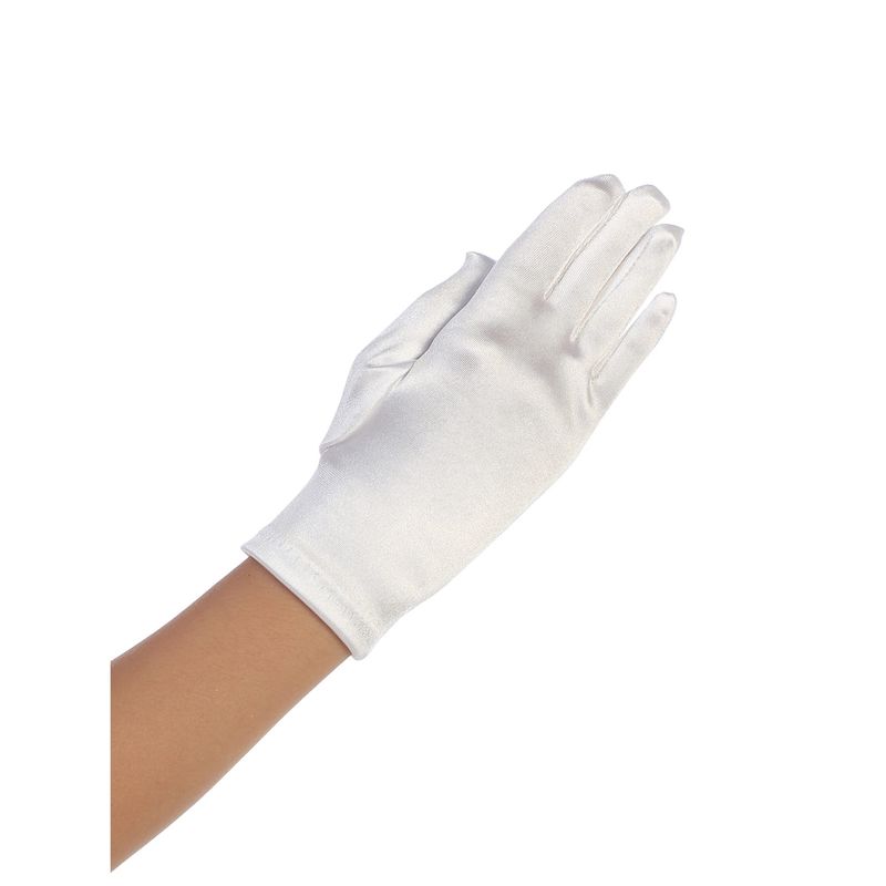 OFF WHITE SATIN GLOVE 8-14 / GL01-S OFF WHITE SATIN GLOVE 8-14 / GL01-S